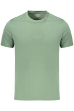 GUESS JEANS MEN'S SHORT-SLEEVED T-SHIRT GREEN