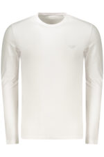 GUESS JEANS MEN'S LONG-SLEEVED T-SHIRT WHITE