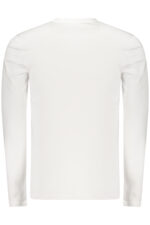GUESS JEANS MEN'S LONG-SLEEVED T-SHIRT WHITE - Image 2