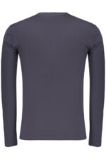 GUESS JEANS MEN'S LONG-SLEEVED T-SHIRT BLUE - Image 2
