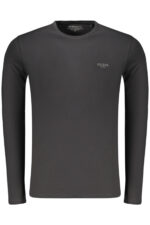 GUESS JEANS MEN'S LONG-SLEEVED T-SHIRT BLACK