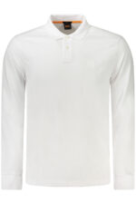 HUGO BOSS LONG SLEEVE POLO MEN WHITE