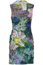 DESIGUAL SHORT DRESS FOR WOMEN IN GREEN - Image 2