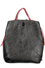 DESIGUAL WOMEN'S BLACK BACKPACK