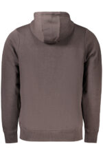 NORWAY 1963 MEN'S BROWN ZIP-UP SWEATSHIRT - Image 2