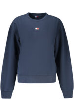 TOMMY HILFIGER WOMEN'S BLUE ZIP-UP SWEATSHIRT